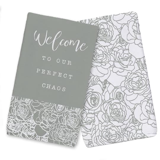Welcome to Chaos Tea Towel - Set of 2
